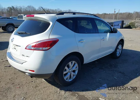 2012 Nissan Murano Sl z USA, uszkodzony, nr VIN JN8AZ1MWXCW215700